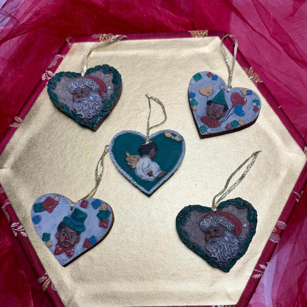 "Sarah's Attic" Signed, Numbered, Black Heritage Series Christmas Ornaments
